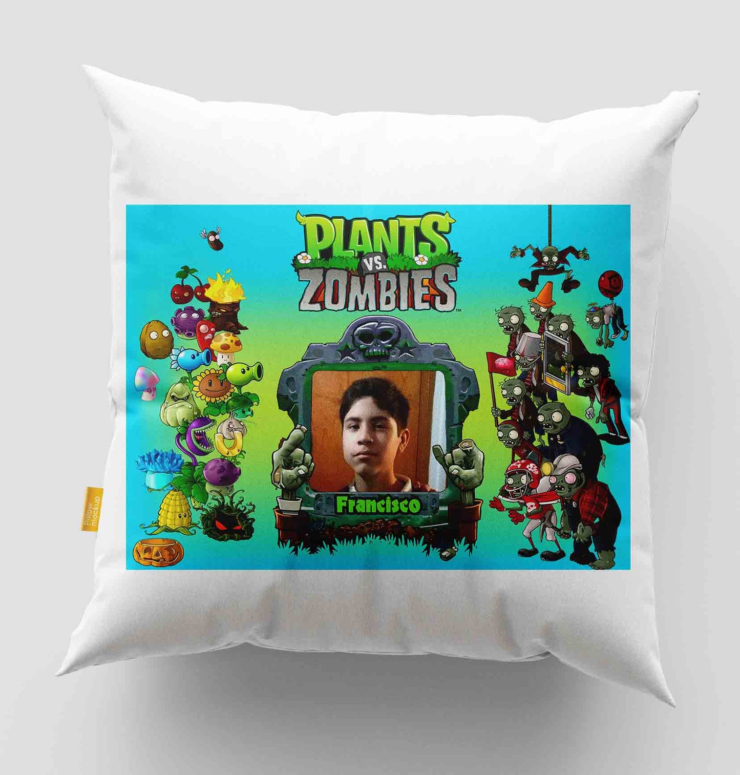 Cojín Plantas vs Zombies